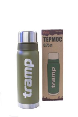 Термос Tramp 0,75 л TRC-031, олива