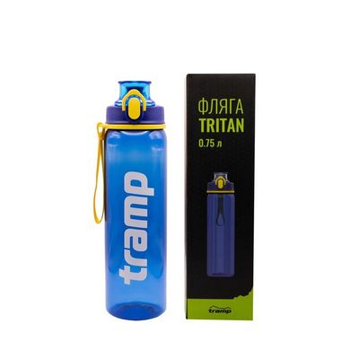 Пляшка туристична фляга 0.75 л Tramp Тритан UTRC-289-blue