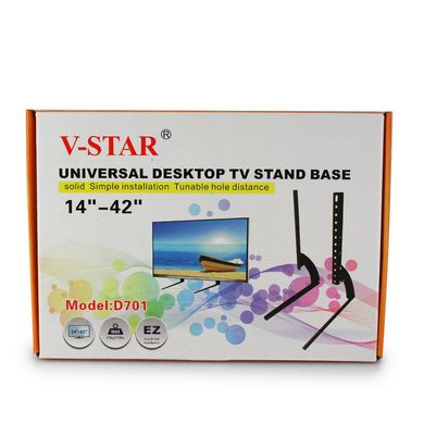 Крепление для телевизора настольное V-star D701 14-42