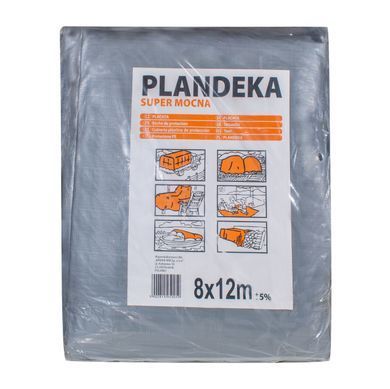 Тент універсальний для навісу від дощу та снігу "PLANDEKA" тарпаулін 160 г/м&sup2; 8х12 м