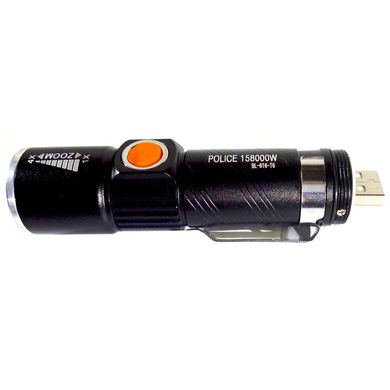 Фонарь светодиодный USB Police BL-616-T6