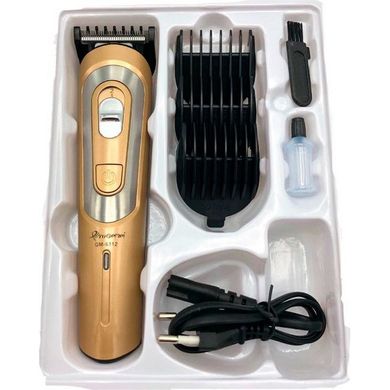 Беспроводная машинка для стрижки волос Gemei GM-6112 Gold