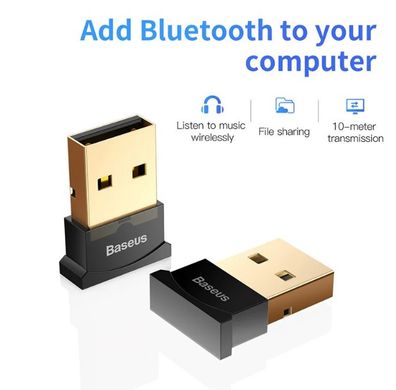 Baseus USB Bluetooth-адаптер для комп'ютера, чорний