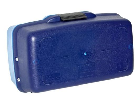 Рибальський ящик для снастей MHZ AQT-1702T двох'ярусний, прозора кришка, 30.5х18.5х15 см, синій