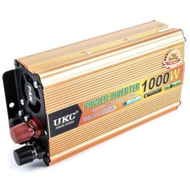 Инвертор преобразователь авто UKC 24V-220V 1000W