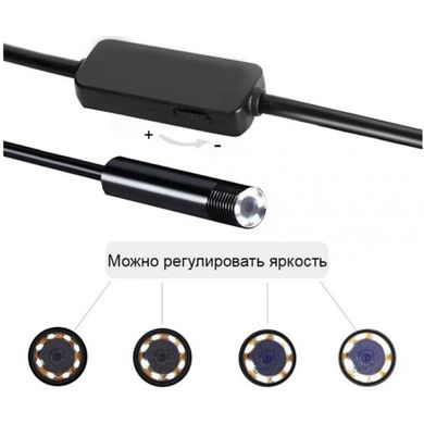 USB Wi-Fi камера, бороскоп, эндоскоп 8 мм, 10 м, Black