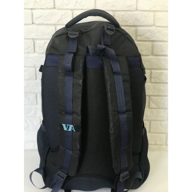 Рюкзак туристический походный VA T-02-3 65л, черный с синим