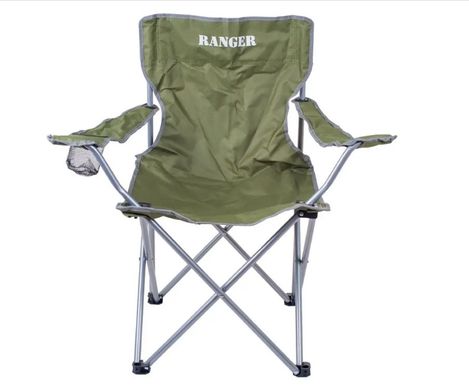 Розкладне крісло зі спинкою для риболовлі та туризму Ranger SL 620 RA 2228, Green