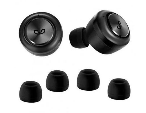Bluetooth-навушники вакуумні, бездротові TWS A6 з зарядним кейсом 6840, чорні