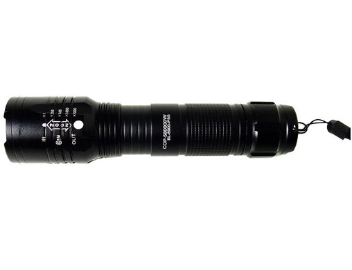 Ліхтар ручний акумуляторний X-Balog Police BL 8900-P50, з зарядним пристроєм, чорний