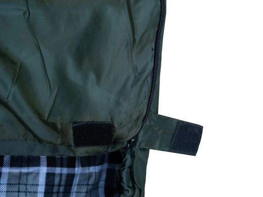 Спальный мешок одеяло Totem Ember Plus с капюшоном левый олива 190/75 TTS-014