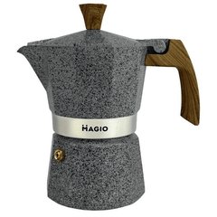 Кофеварка гейзерная 150 мл MAGIO MG-1010 Grey