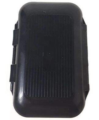 Рыбацкая коробка для снастей MHZ SF24115, 11.5х7.7х3.5 см, пластик, черный с белым