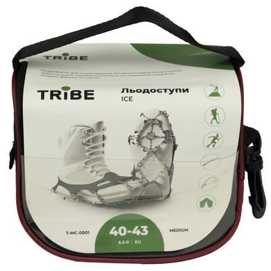 Противоскользящие накладки на обувь ледоходы Tribe Ice T-MC-0001 размер M черные
