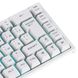 Бездротова ігрова клавіатура з підсвічуванням 2E KG360 RGB 68key WL White