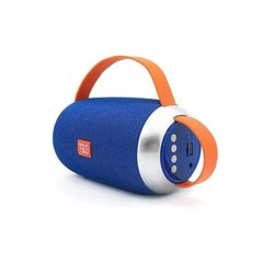 Колонка Bluetooth T&G TG-112, портативна, вологостійка, синя