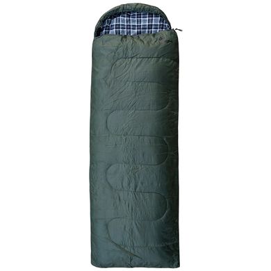 Спальный мешок одеяло Totem Ember Plus XXL с капюшоном левый олива 190/90 TTS-015