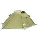 Трехместная палатка Tramp Peak 3 (V2) зеленая экспедиционная