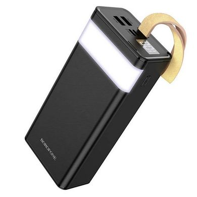 Повербанк 30000mAh УМБ Power Bank BOROFONE Coolmy BJ18A з лампою Black