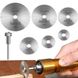 Набір відрізних дисків HSS 22-50 мм для дремеля гравера 6 шт