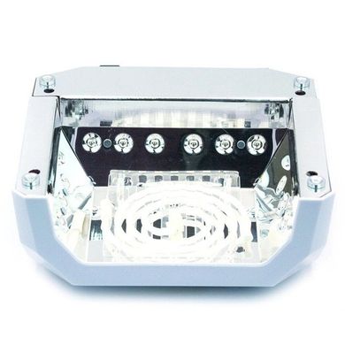 Лампа для манікюру Beauty Nail 36 Вт CCFL+LED UV дзеркальна D-058 White