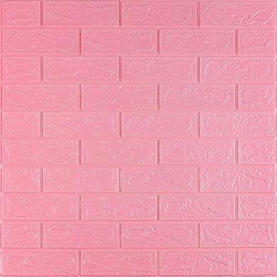 3D панель на стіну Sticker Wall Рожева цегла (004-3) SW-00000231 700х770х3 мм