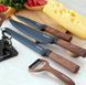 Набір ножів кухонних MAGIO MG-1095 в підставці, нержавіюча сталь