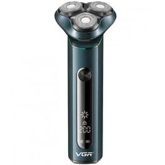 Аккумуляторная бритва VGR V-310 8825 для влажного и сухого бритья Black