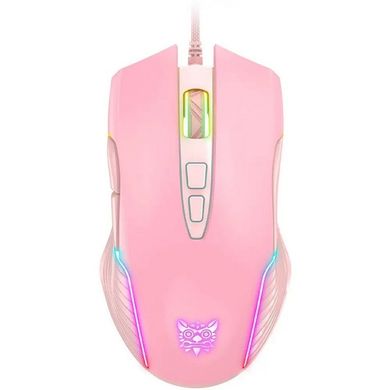 Игровая мышь проводная ONIKUMA Gaming CW905 розовая