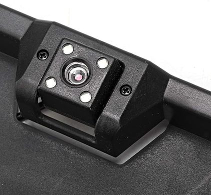 Камера заднего вида в рамке номерного знака беспроводная HLV European License Plate Parking Sensor 8012, Black