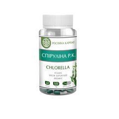 Натуральная добавка Спирулина Р.К. Chlorella "Рослина Карпат" 500 мг 60 капсул