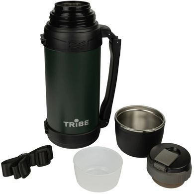 Термос великий 2л Tribe Family line T-DG-0001 темно-оливковий