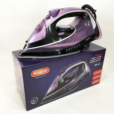 Утюг с вертикальным отпариванием MAGIO MG-531 3000 Вт фиолетовый