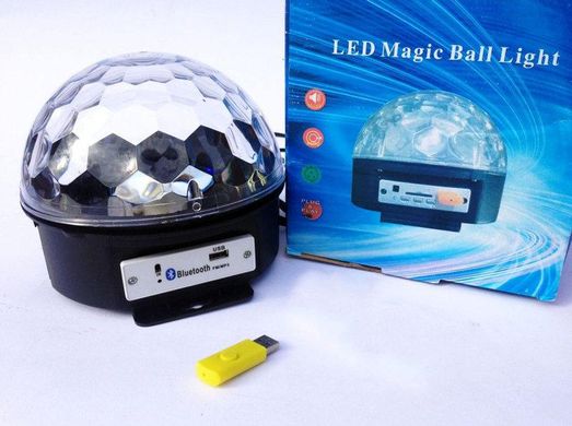 Светомузыка диско шар Magic Ball Music MP3 плеер с bluetooth Спартак XXB 01/M6