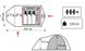 Тримісний намет Tramp Lite Twister 3+1 олива