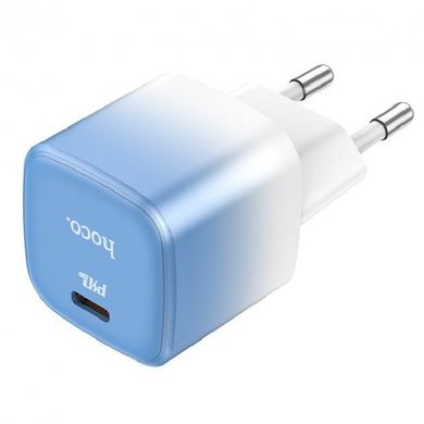 Зарядний пристрій Type C HOCO C101A USB Type-C синій
