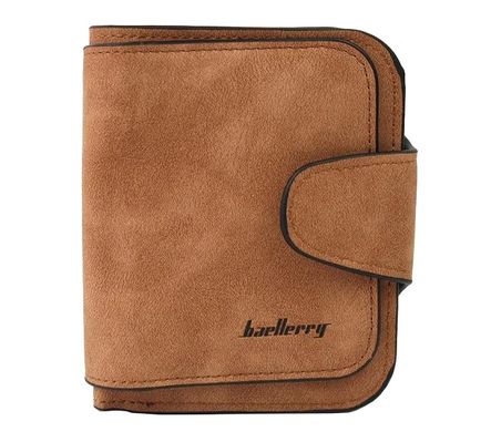 Міні гаманець Baellerry N2346, штучна замша, коричневий Valentine's Day