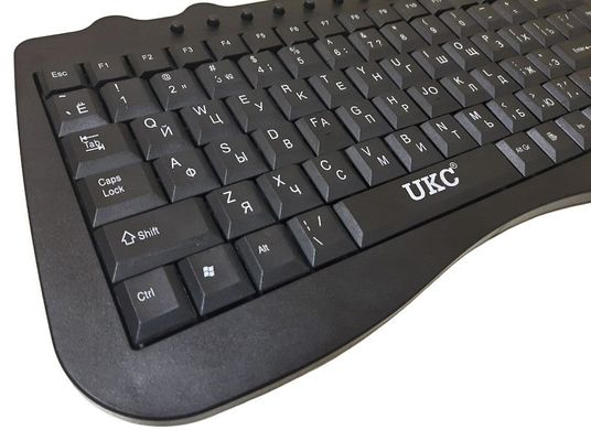 USB мини клавиатура UKC KP-918 Черная