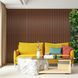 Декоративна рейка на стіну Sticker Wall SW-00001536 3000х160х23 мм Каштан