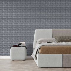 Стінова 3D панель в рулоні Sticker Wall Сіра Цегла (D) SW-00002535 3080 x 700 x 2 мм