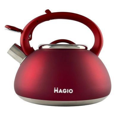 Чайник со свистком для плиты 3л MAGIO MG-1193 Red