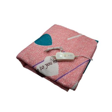 Електропростирадло Electric Blanket 7418 розмір 115х140 см Pink Heart