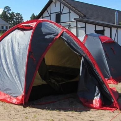 Палатка трехместная Tramp ROCK 3 (V2) экспедиционная с внешними дугами