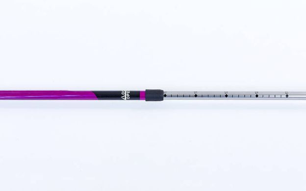 Палка для скандинавської ходьби трекінговий TY-5526 SKY ROAD RAICO 135 см, фіолетовий (1 шт.)