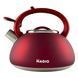 Чайник со свистком для плиты 3л MAGIO MG-1193 Red