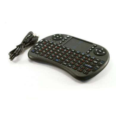 Бездротова клавіатура KeyBoard mini i8 RT-MWK08, RUS, чорна