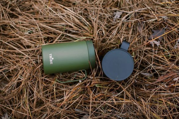 Термочашка Tribe Adventure Mug T-FA-0032-olive 450 мл