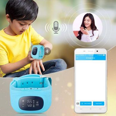 Дитячий розумний годинник Smart Watch UKC Q50/G36 GpS трекер light Blue