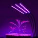 Фитолампа светодиодная для растений Plant GrowLight-3 с таймером, черная