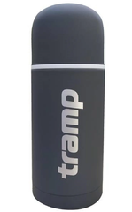 Термос с чашкой Tramp TRC-110 Soft Touch 1.2 л, серый